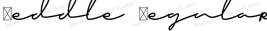 Meddle RegularVersion字体转换